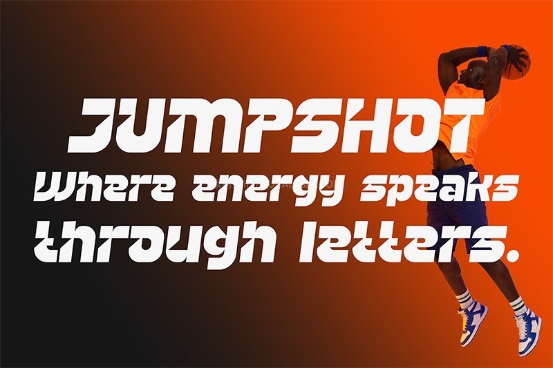 10款超级有设计感的英文运动字体